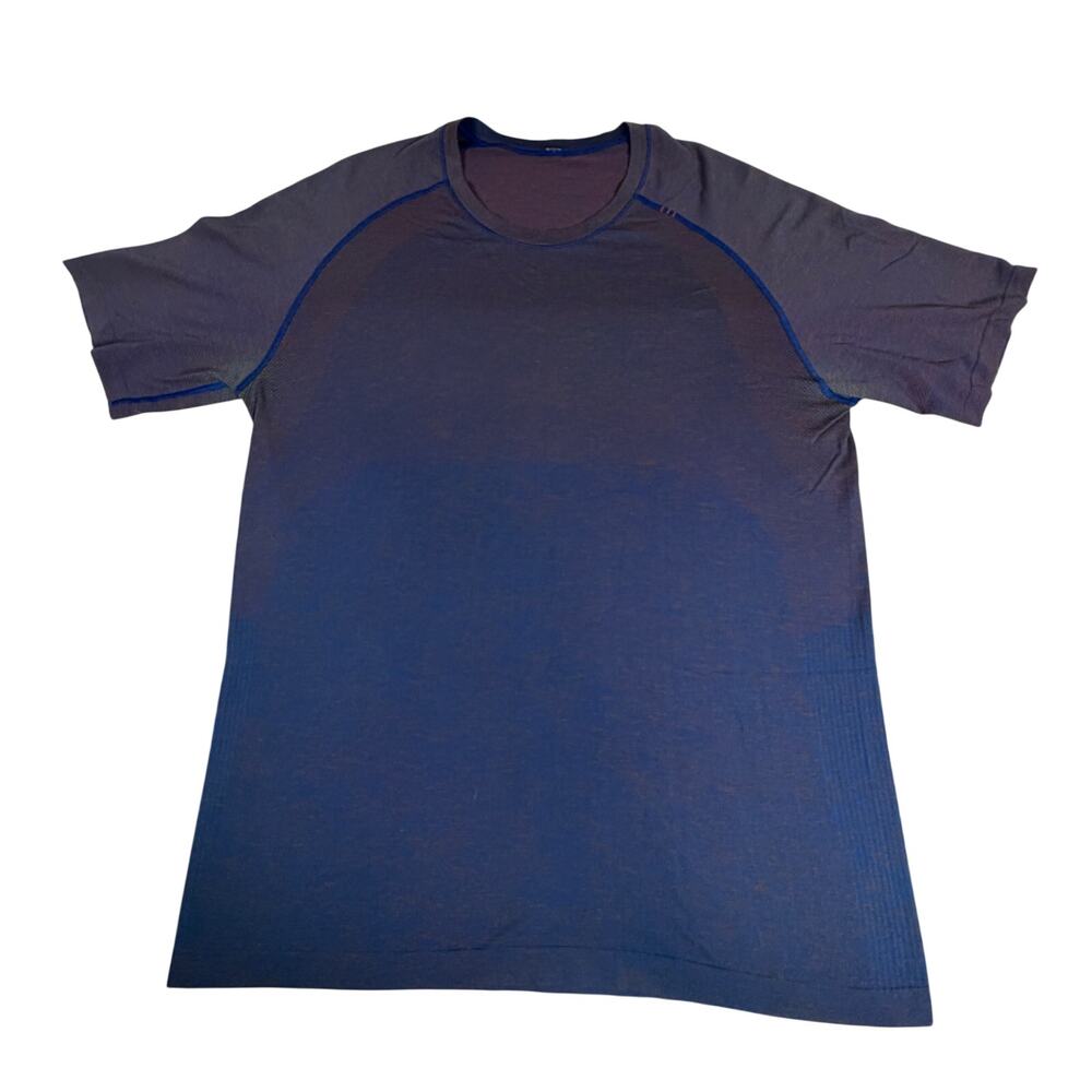 Lululemon Metal Vent Lightweight Breathable Running T Shirt Blue Men’s Sz L